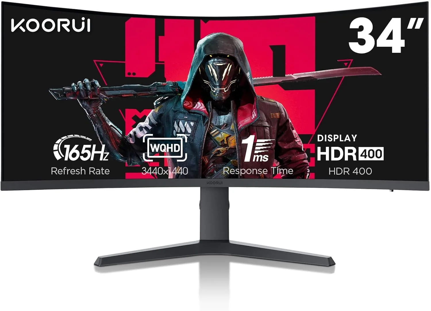 KOORUI 34-inch Ultrawide Monitor: